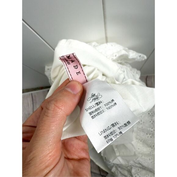 NWT LaceMade "I Flipped" Corset Dress in White Size XS $119 - Picture 15 of 16